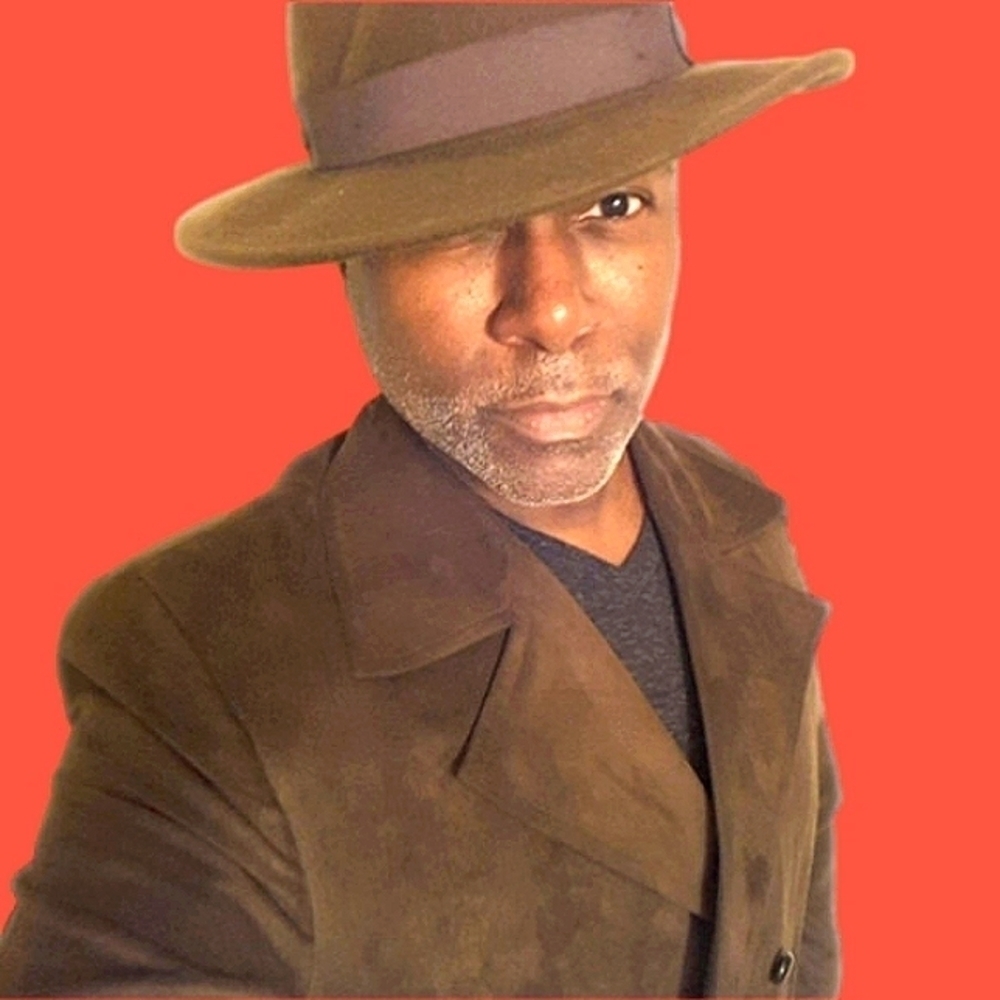CHOCOLATE Faux-Suede, Double-Breasted Trench Coat, 46L - Picture 7 of 9